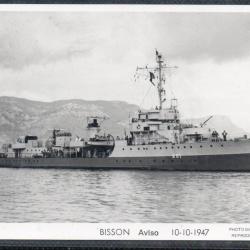 CPA - MARINE Militaire -BISSON AVISO 10-10-1947  N°3613