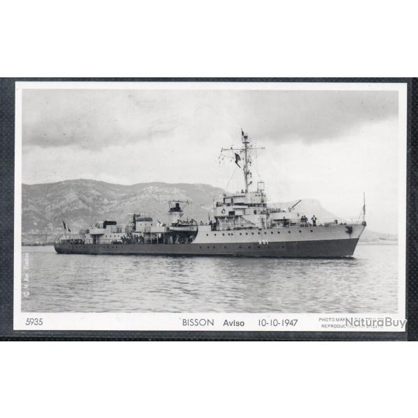 CPA - MARINE Militaire -BISSON AVISO 10-10-1947  N3613
