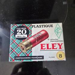 Boîte 10 cartouches Eley calibre 20 collection ou pas