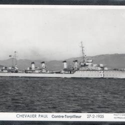 CPA - MARINE Militaire - LE CHEVALIER PAUL Contre - torpilleur 27-2-1935  N°3616