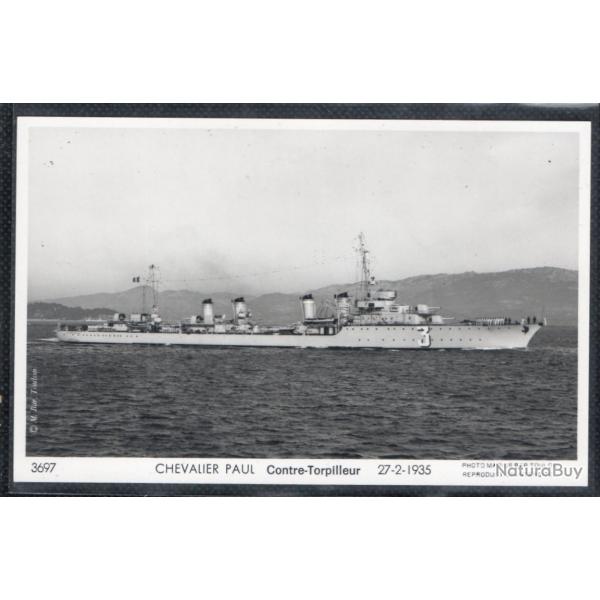 CPA - MARINE Militaire - LE CHEVALIER PAUL Contre - torpilleur 27-2-1935  N3616
