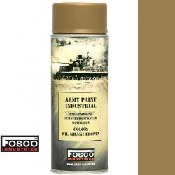 Bombe peinture militaire FOSCO WK Khaki Tropen - Spray aérosol tactique 400ml