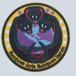 ECUSSON BLACK OPS 8 CM SCRATCH TACTICAL PATCH  US AIR FORCE AREA 51