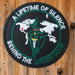 ECUSSON BLACK OPS 8CM SCRATCH TACTICAL PATCH BRODE NEUF WARRIOR AREA 51