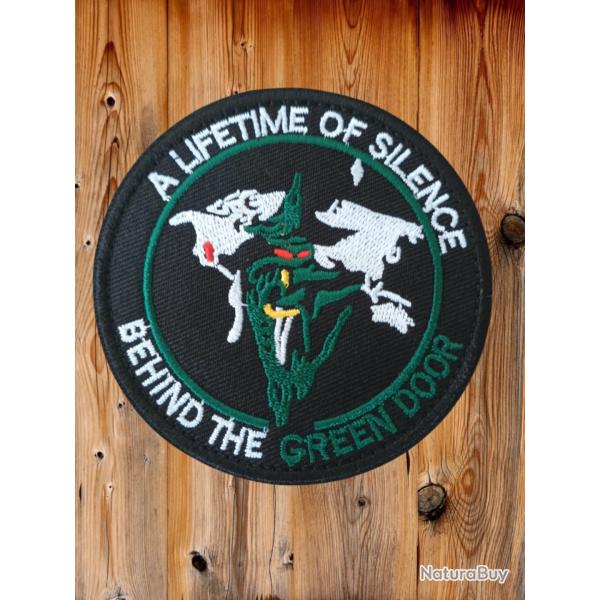 ECUSSON BLACK OPS 8CM SCRATCH TACTICAL PATCH BRODE NEUF WARRIOR AREA 51