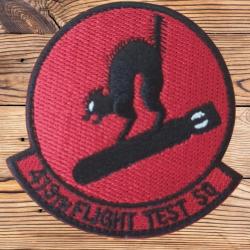 ECUSSON BLACK OPS 8CM SCRATCH TACTICAL PATCH MORAL US AIR FORCE AREA 51