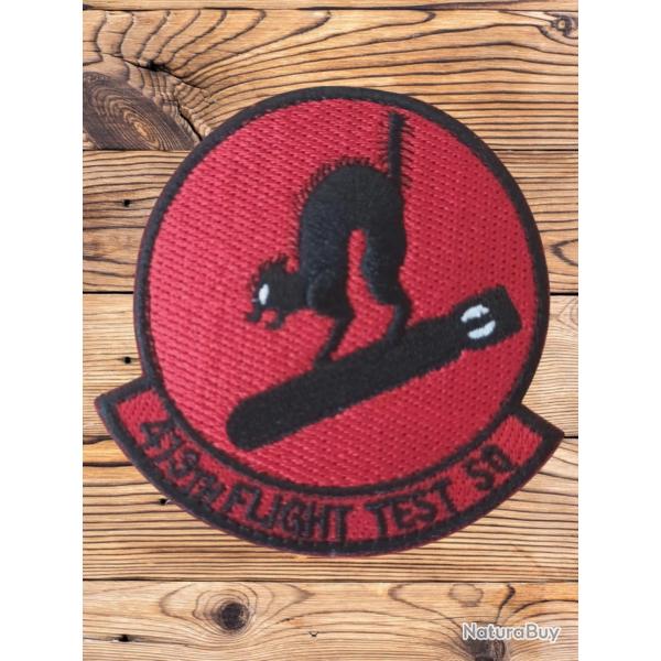 ECUSSON BLACK OPS 8CM SCRATCH TACTICAL PATCH MORAL US AIR FORCE AREA 51