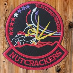 ECUSSON BLACK OPS 8 CM SCRATCH TACTICAL PATCH  US AIR FORCE AREA 51 USA