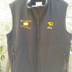 1 VESTE neuf SANS MANCHE NOIRE = survêtement très souple Coupe vent : pluie !