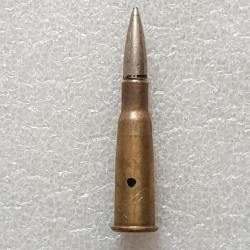 Cartouche 8 mm Lebel modèle "N" neutralisée, datée 1940 (M 84.ST)
