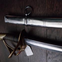 Sabre Troupe fabrication d'urgence modèle 1822 St Etienne 1870