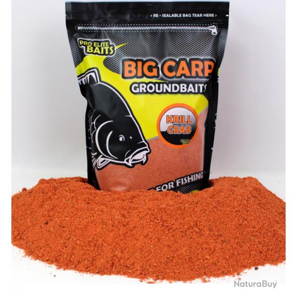 Groundbaits Big Carp pro lite baits 1,8kg krill crab