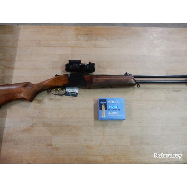 CARABINE EXPRESS BAIKAL MP94 CAL.9,3X74R+POINT ROUGE AIMPOINT+1BOITE DE BALLES TRES BON ETAT OCCASIO