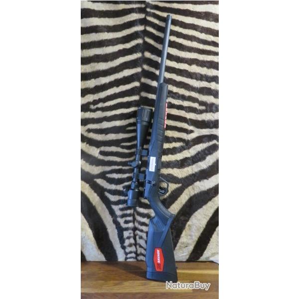 Carabine SAVAGE B22 V cal.22lr canon lourd 53 cm filet - lunette ESSLNB 6-24x50i AOEG