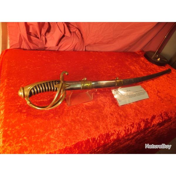 Sabre de Saint-Cyr . Pour officier modle F1. de l'Ecole Spciale Militaire de Saint-Cyr.