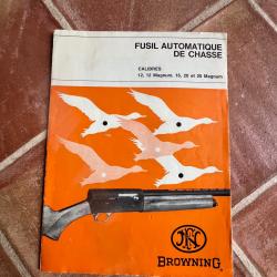Mode d'emploi papier original  BROWNING AUTO 5