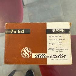 Munitions 7X64 Sellier & Bellot Boite de 20