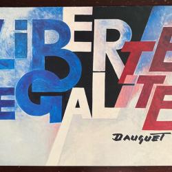 Livre Liberté Egalité / Jean-Claude Dauguet