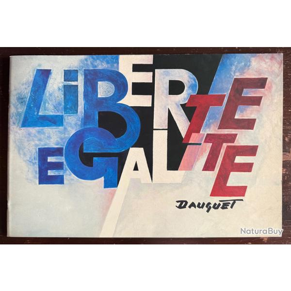 Livre Libert Egalit / Jean-Claude Dauguet