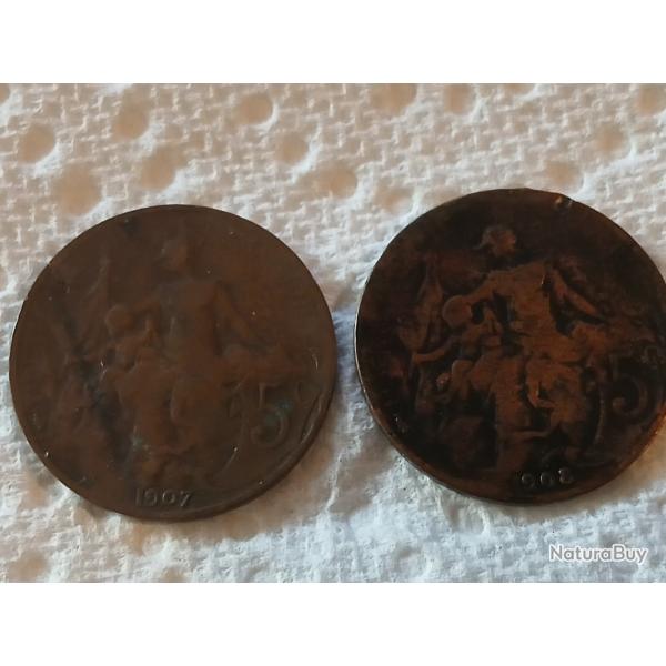 15 X 5 centimes Dupuis 1907  1917