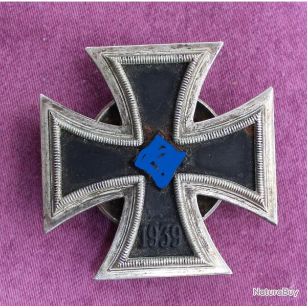 Croix de fer 1ere classe L 13 G. Brehmer allemand 1939-1945