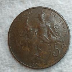 5 cts Dupuis 1899  SUP  SPL