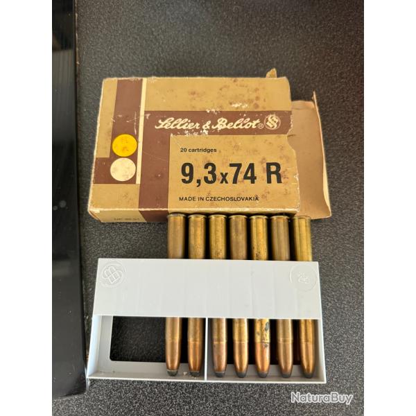 Balles Sellier & Bellot Soft Point - Cal. 9.3x74 R