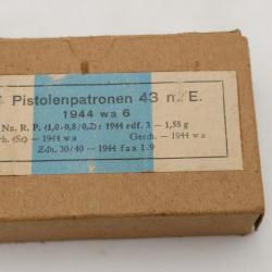 WW2 1944 BOITE CARTON VIDE MUNITION STUREMGEWEHR STG44 MP44 MP43 CALIBRE 7.92X33 KURZ Très bon  2eme
