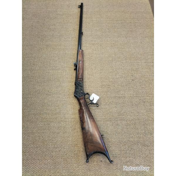 Carabine  bloc tombant Rycher Martini Henry cal 10.4x38 suisse avec douilles et jeux d'outils