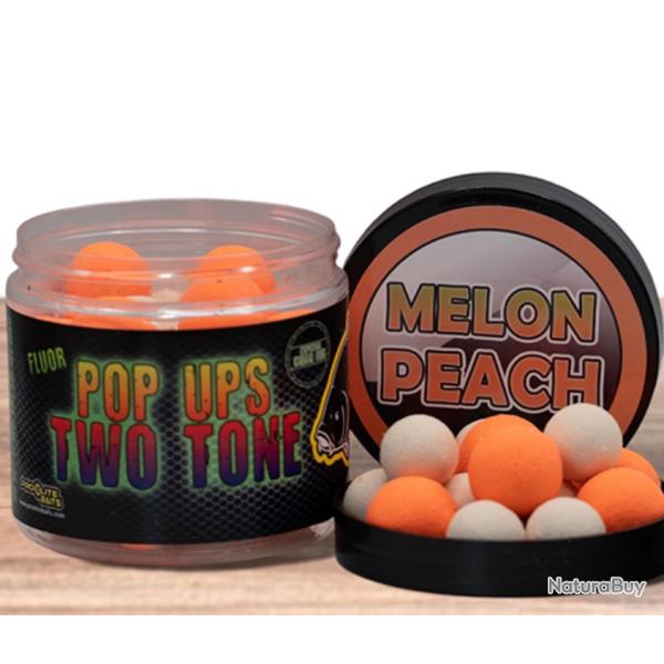 Bouillettes flottantes pop-ups pro elite baits 14-20mm melon/pche