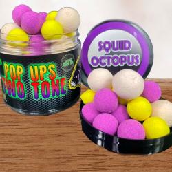Bouillettes flottantes pop-ups pro elite baits 14-20mm squid octopus