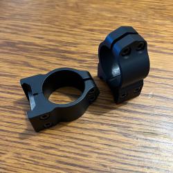Colliers acier Maxima Picatinny bas 1" Warne