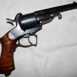 Gros Revolver à broche 12 mm  Modèle à système Javelle Saint Etienne marquage SGDG