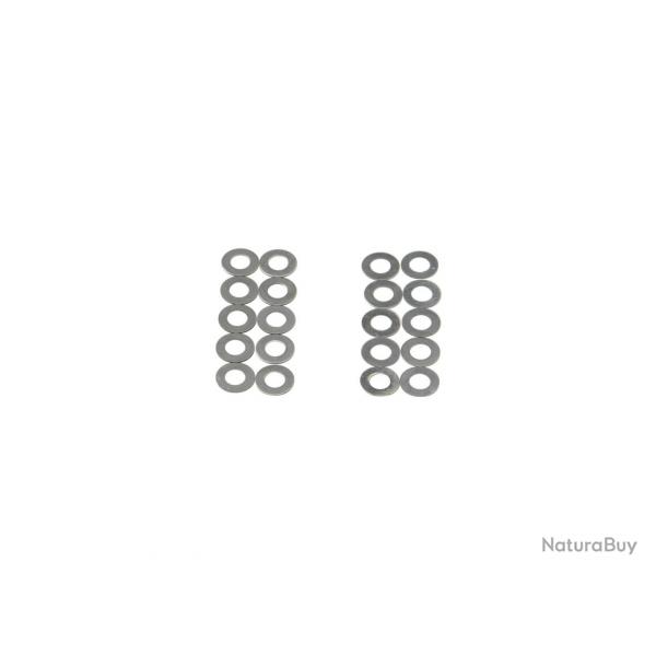 SHIM SET 10 PCS DE 0.15 A 0.3MM "ASG"