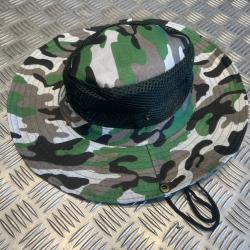 Chapeau camouflage protection solaire maille respirante chasse militaire randonnée peche camping