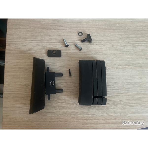 Plaque de couche rglable + Busc Remington 700