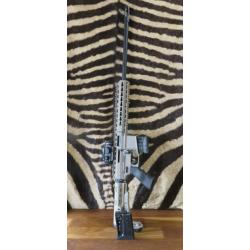 Carabine PALLAS BA15-22 TAN cal.22lr canon 47 cm fileté 1/2x20 - frein de bouche - 2 chargeurs - PR