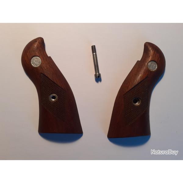 Petite poigne en bois pour petit revolver RUGER