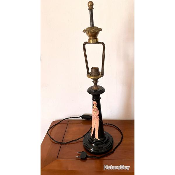 Lampe art dco sign Valentin
