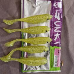Leurre souple gunky 10cm yellow