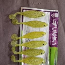 Leurre souple gunky 8cm yellow