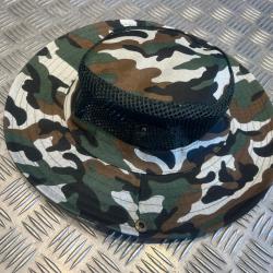 Chapeau camouflage protection solaire maille respirante chasse randonnée militaire peche camping
