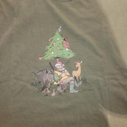 Tee Shirt Humoristique Père Noël Chasseur LOVERGREEN