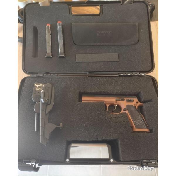 Tanfoglio stock 3 Xtreme avec holster droitier Cr speed