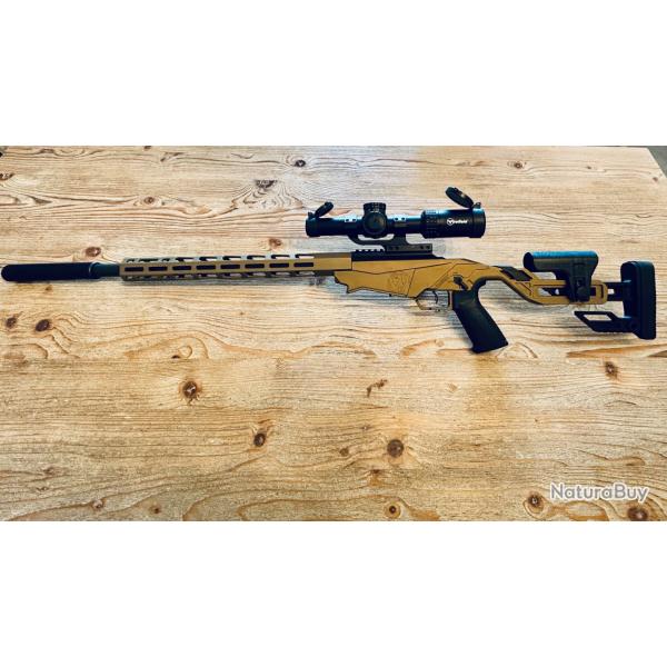 Ruger prcision rimfire + rds B&T + lunette firefield 1-10x24