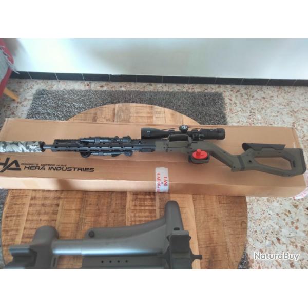 Carabine Hera Arms H6 V1.1 et accessoires - Cal. 222 Rem - Green