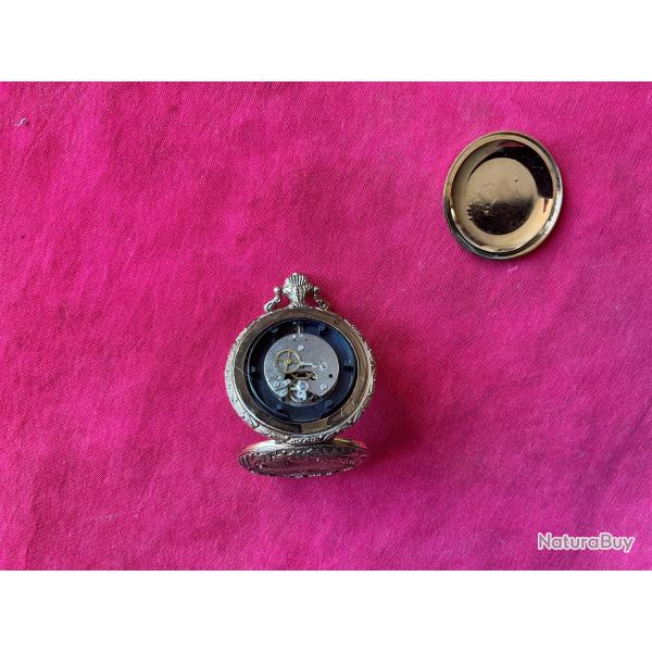 Montre gousset, motif chasse, pas de prix de rserve