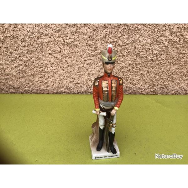 VENDU PAR LE-CUIRASSIER BELLE FAENCE ANCIENNE REPRSENTANT UN SOLDAT NAPOLONIEN OFFICIER HUSSARDS