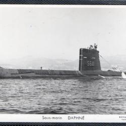 CPA - MARINE Militaire -SOUS - MARIN " DAPHNÉ " N°3606