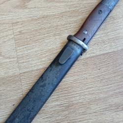 Baïonnette Mauser ASW numéro différents.